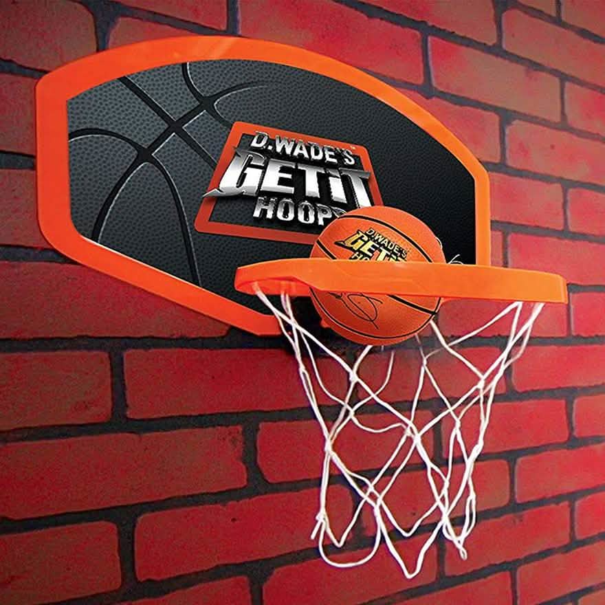 Mini canasta de baloncesto con conexión inalámbrica Dwayne Wade