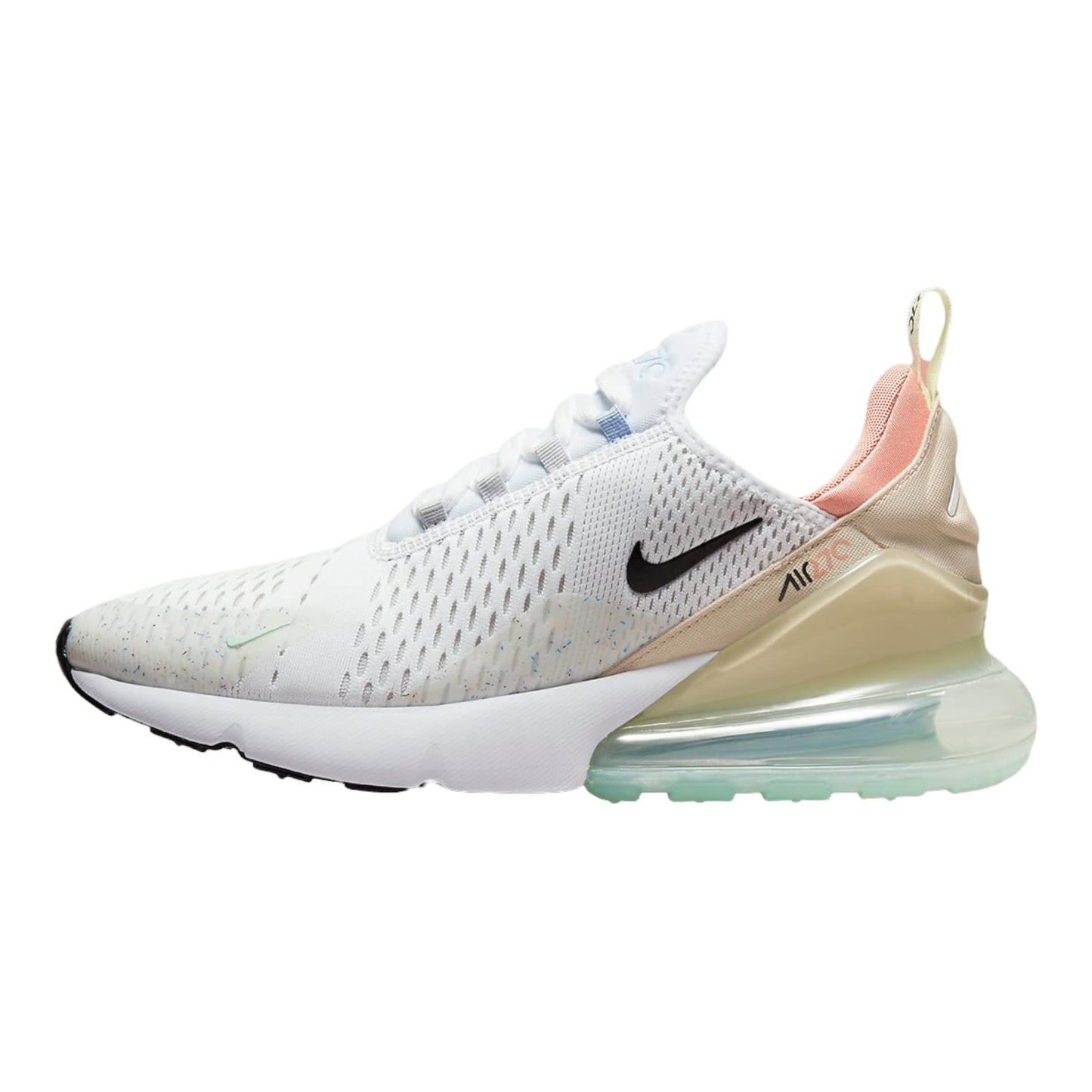Nike Zapatilla Air Max 270 ISPA de Hombre Blanco/Arena/Platino Puro/ 9.5