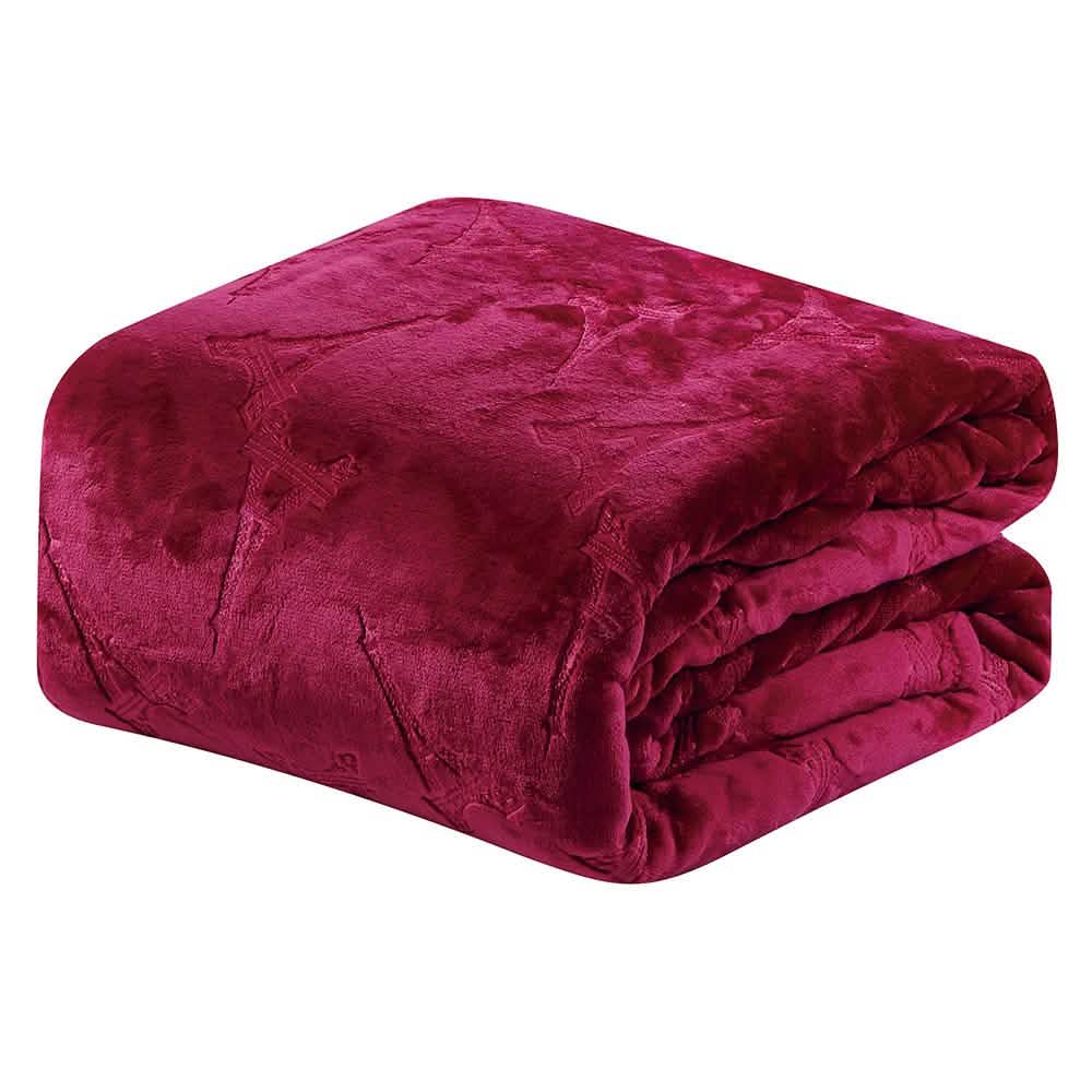 Manta de Forro Polar Franela Premium Gofrada - Diseño Torre Eiffel