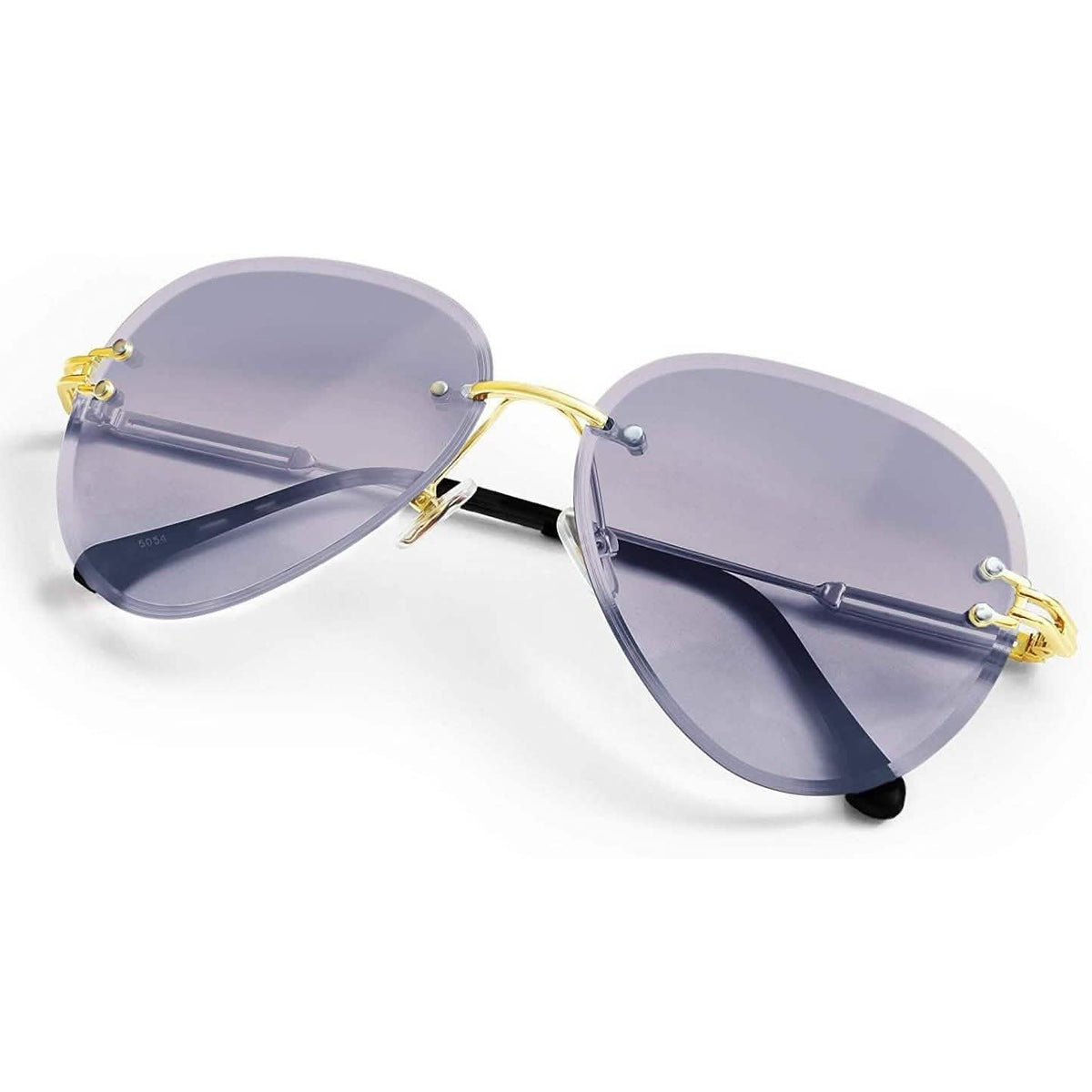 Gafas de sol de aviador ETCBUYS para mujer - Gris