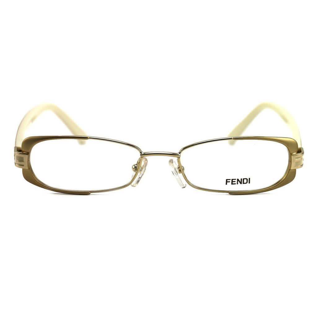 Fendi Gafas de Mujer F943 714 Oro/Beige 49 16 135 Aro Completo Ovaladas