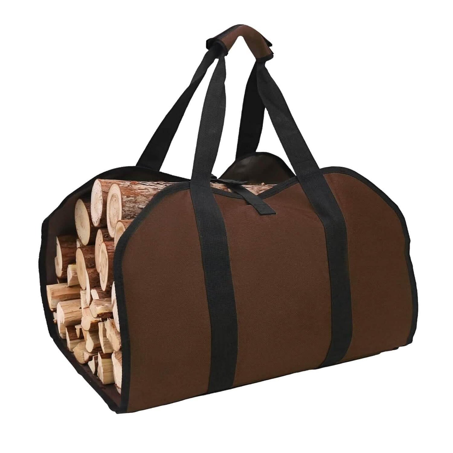 Bolsa para transportar leña con asa