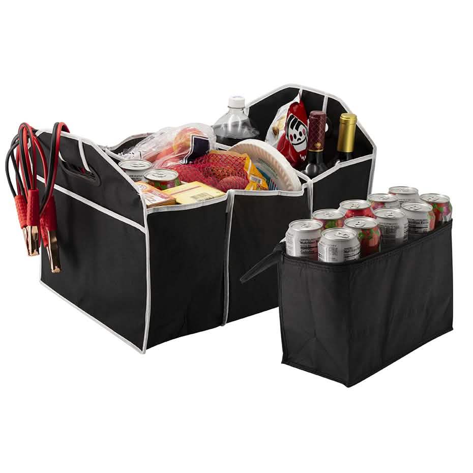 Organizador Plegable de Maletero para Coche con Nevera Integrada