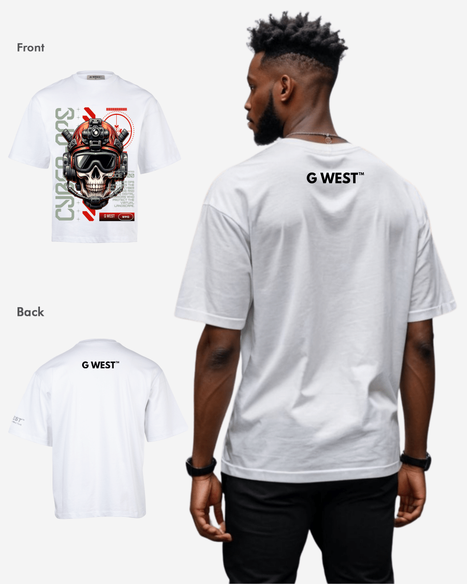 G WEST CYBER OVERSIZED T-Shirt Mens