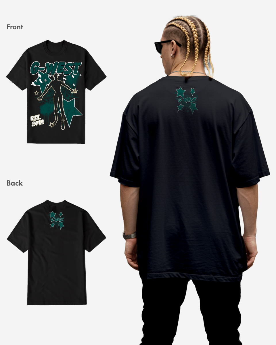 G West Dazzling Dynamo T-Shirt Big and Tall Mens
