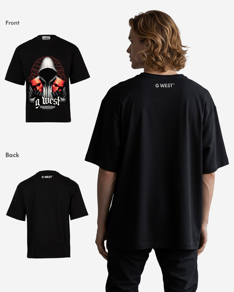 G WEST DOUBLE FACED OVERSIZED T-Shirt Mens