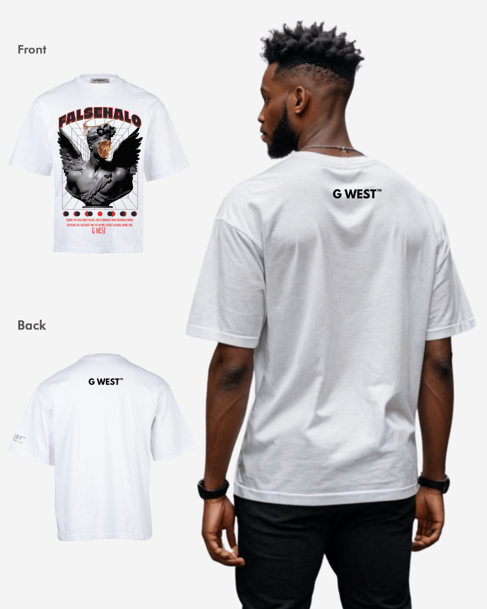 G WEST FALSEHALO OVERSIZED T-Shirt Mens