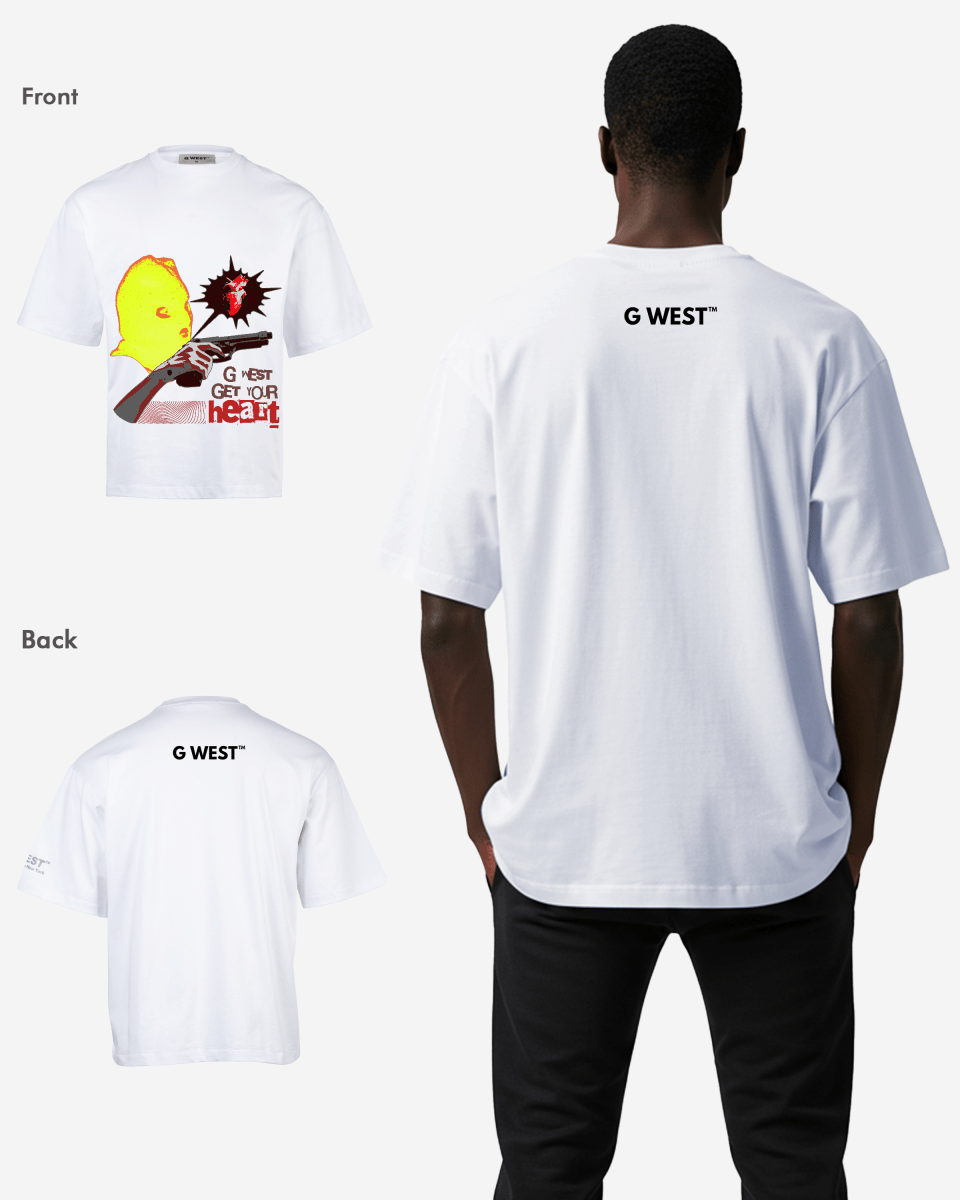 G WEST GET YOUR HEART OVERSIZED T-Shirt Mens