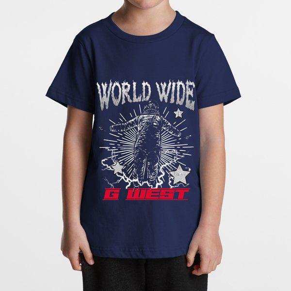 G West Kids Olympic World Wide Star T-Shirt Mens
