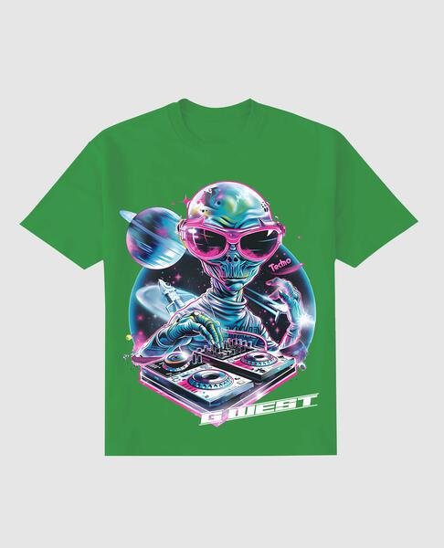 G West Kids Techno Dj Tshirt Mens