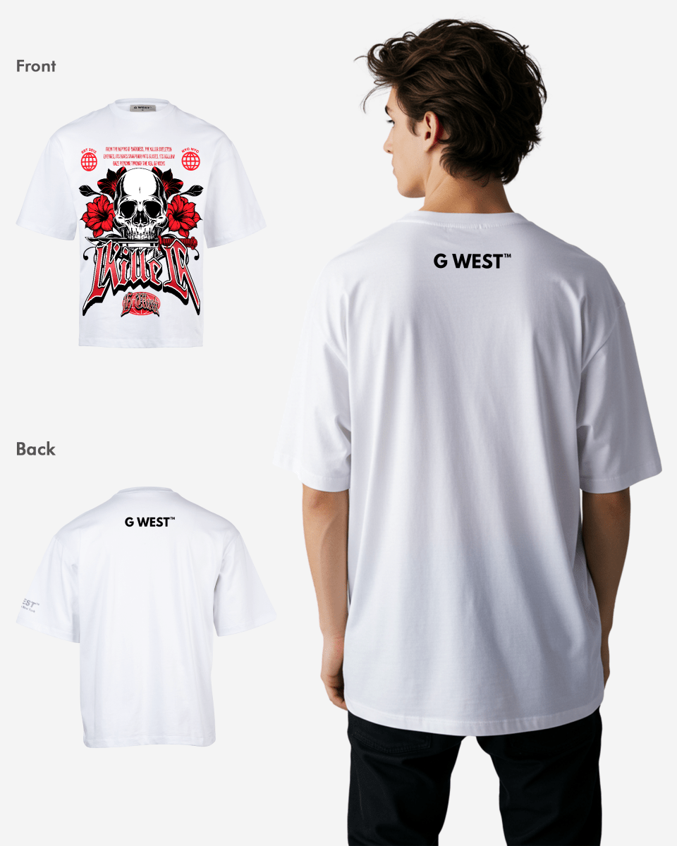 G WEST KILLER OVEERSIZED T-Shirt Mens
