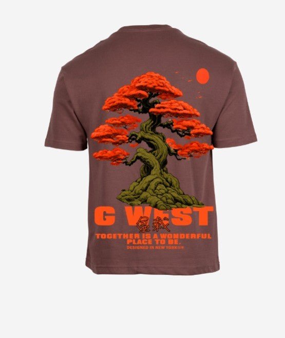 G West Mens Oversized Bonsai Tee