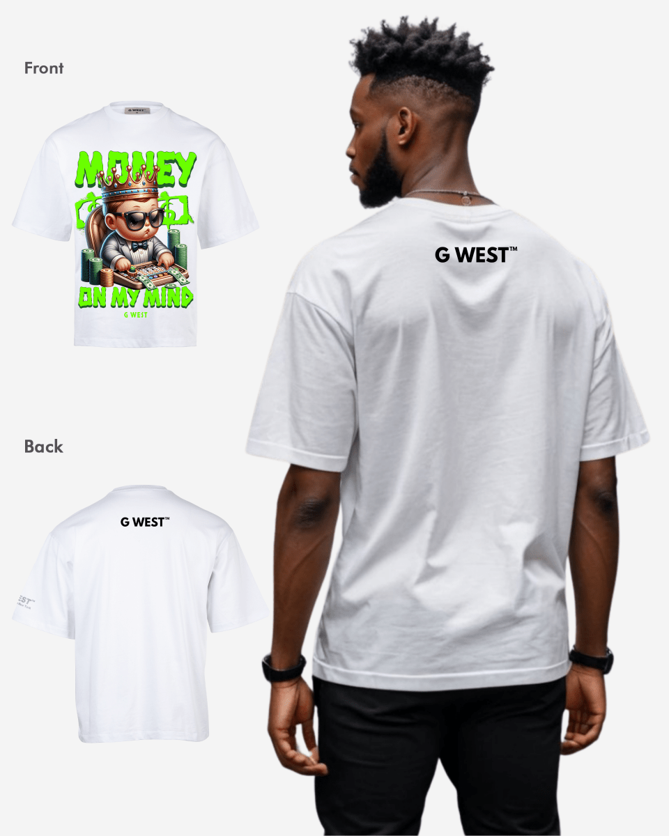 G WEST MONEY ON MY MIND OVERSIZED T-Shirt Mens