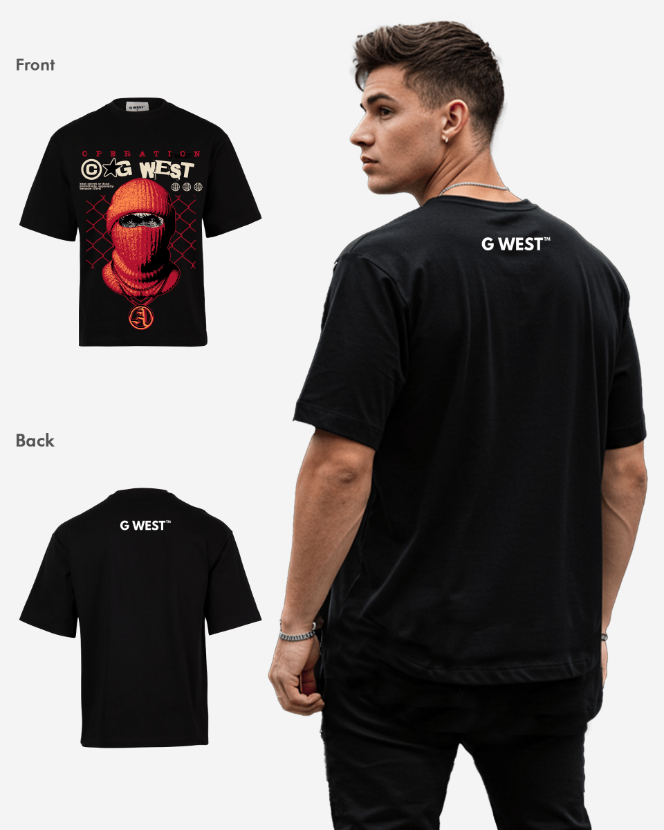 G WEST OPERATION OVERSIZED T-Shirt Mens