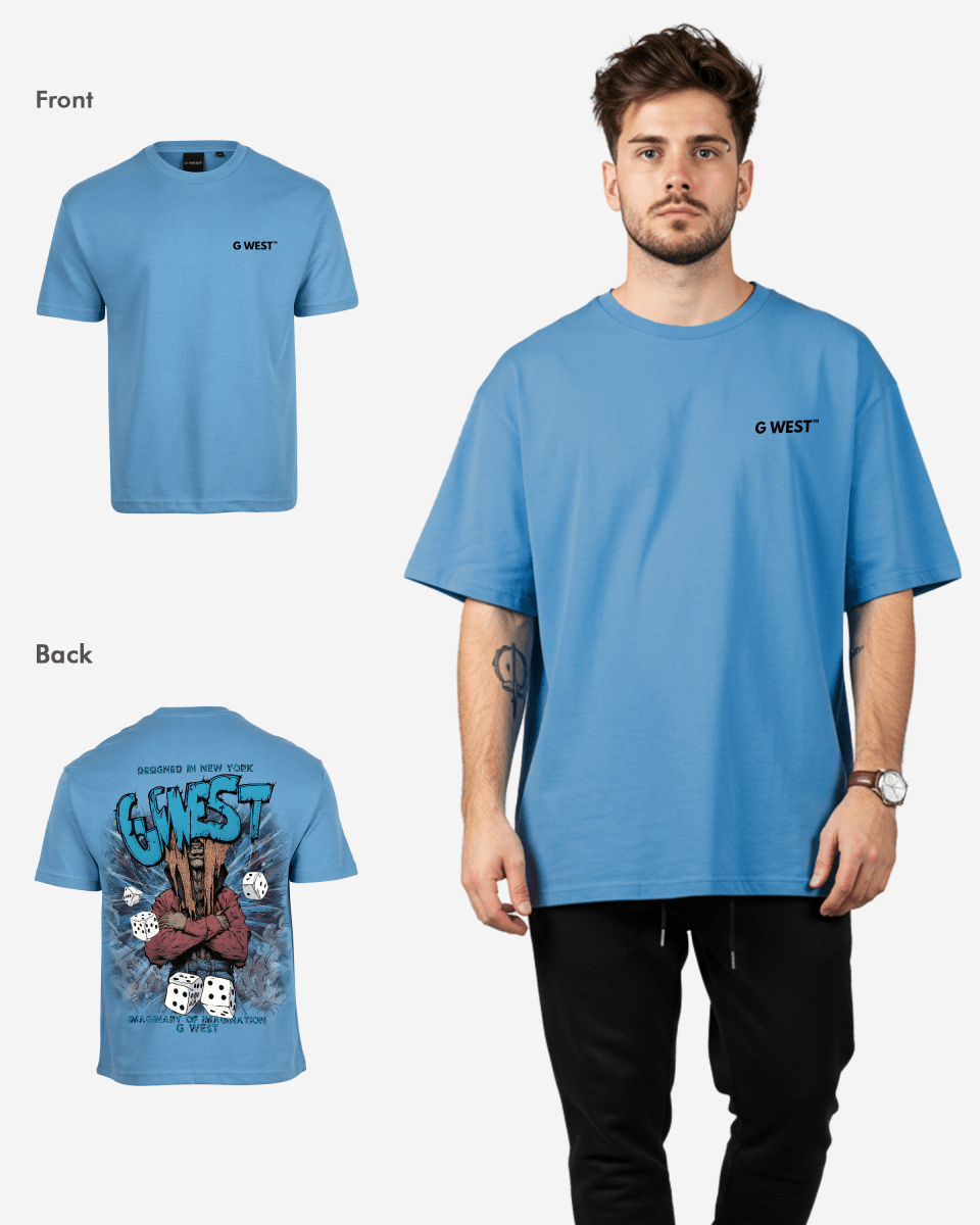 G West Mens Oversized Imagine Of Imagination Tee