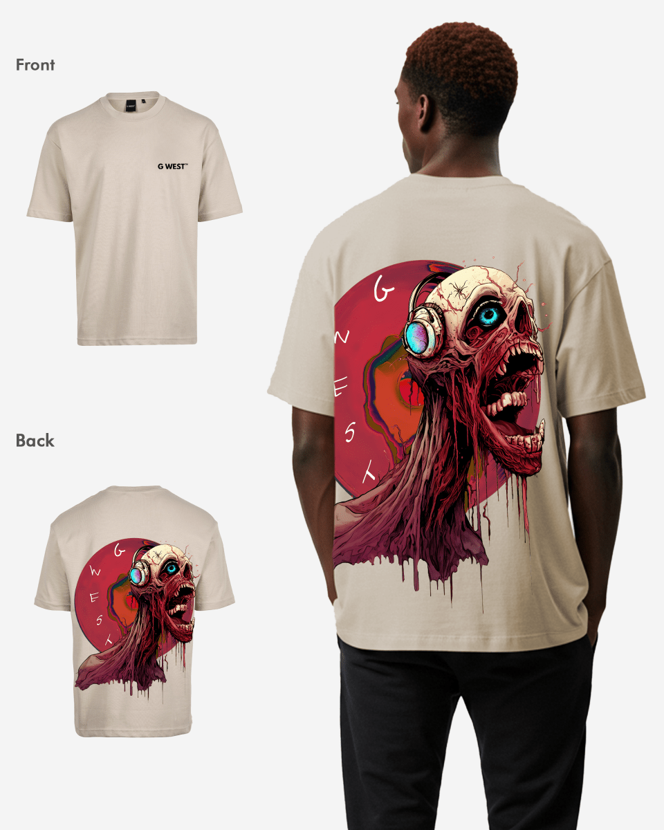 G West Oversized One Eye Life Style T-Shirt Mens
