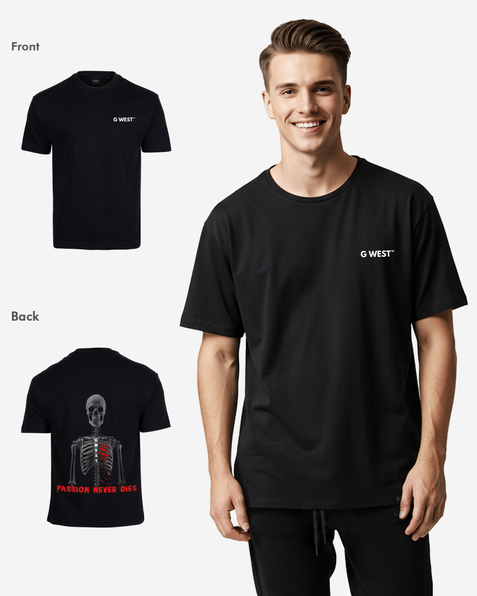 G West Mens Oversized Passion Never Dies Tee