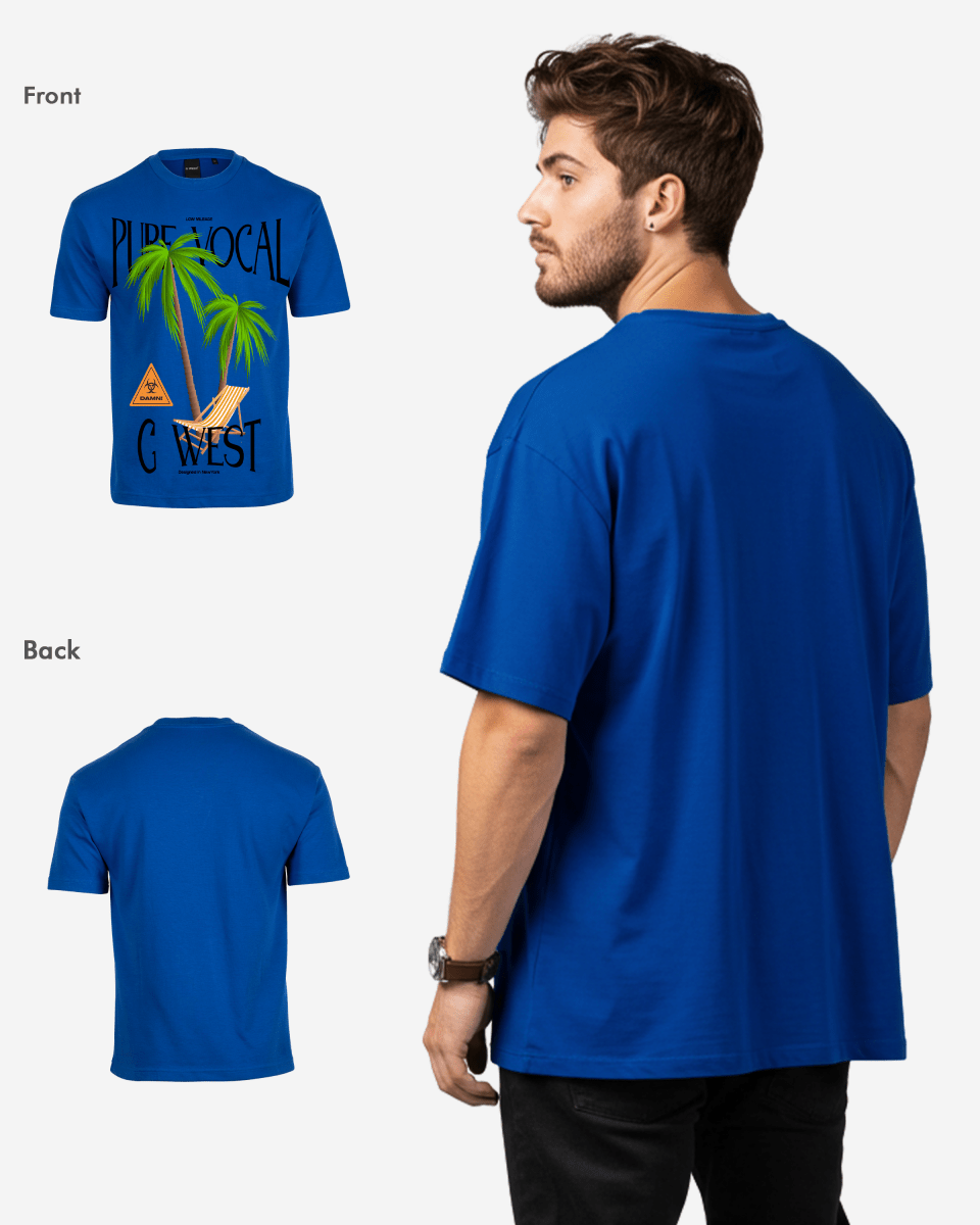 G West Oversized Pure Vocal T Shirt Mens