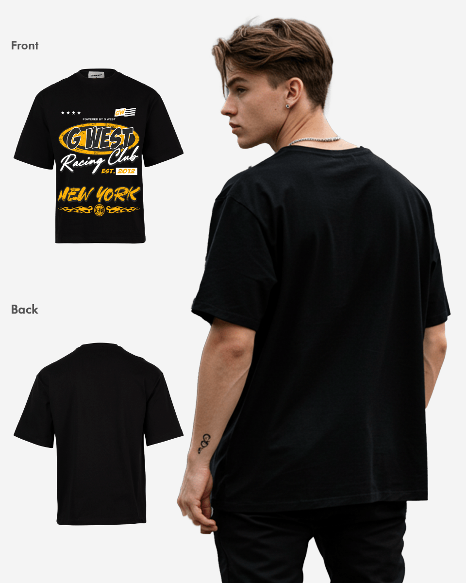 G West Racing Club Oversized Tee