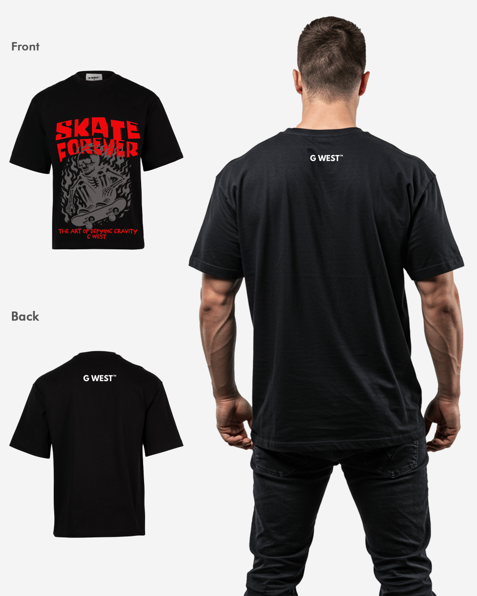 G WEST SKATE FOREVER OVERSIZED T-Shirt Mens