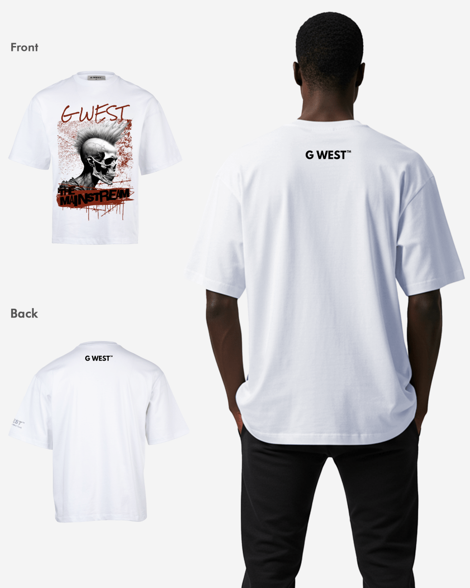 G WEST THE MAINSTREAM OVERSIZED T-Shirt Mens
