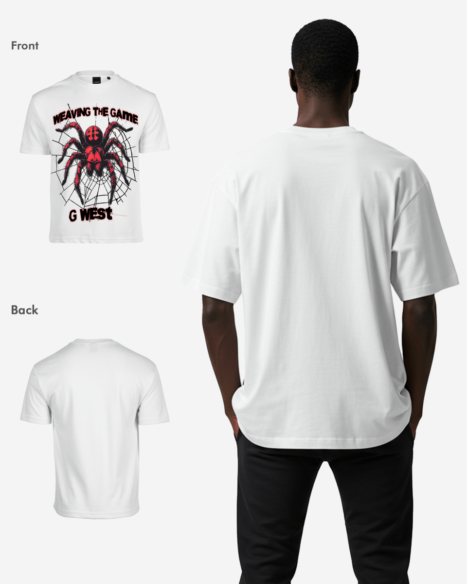 G West Weaving The Game Oversized T-Shirt Mens