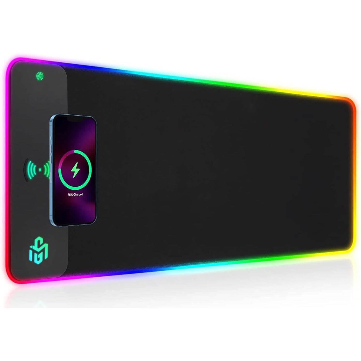 GIM Wireless Charging RGB Gaming Mouse Pad 10W (Refurbished)