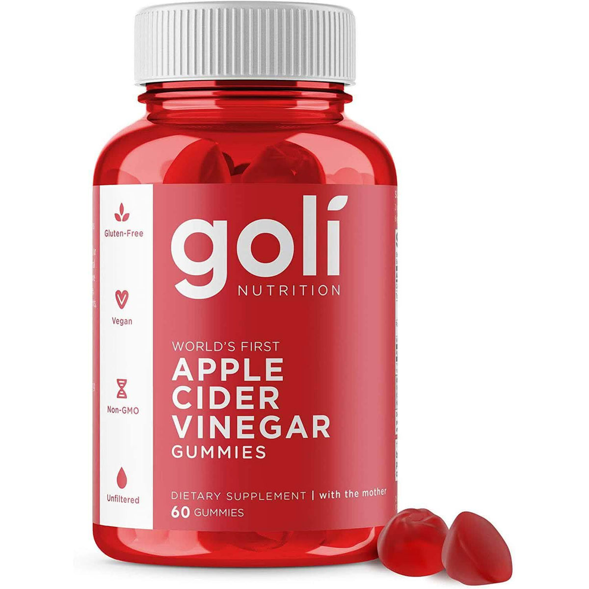 Gominolas de vinagre de sidra de manzana Goli de Goli Nutrition