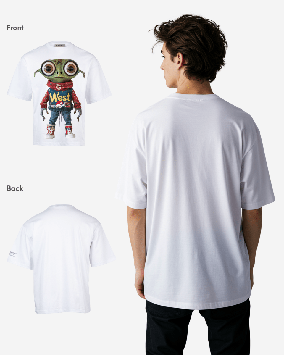 G West Grumpy Claus Oversized T-Shirt Mens
