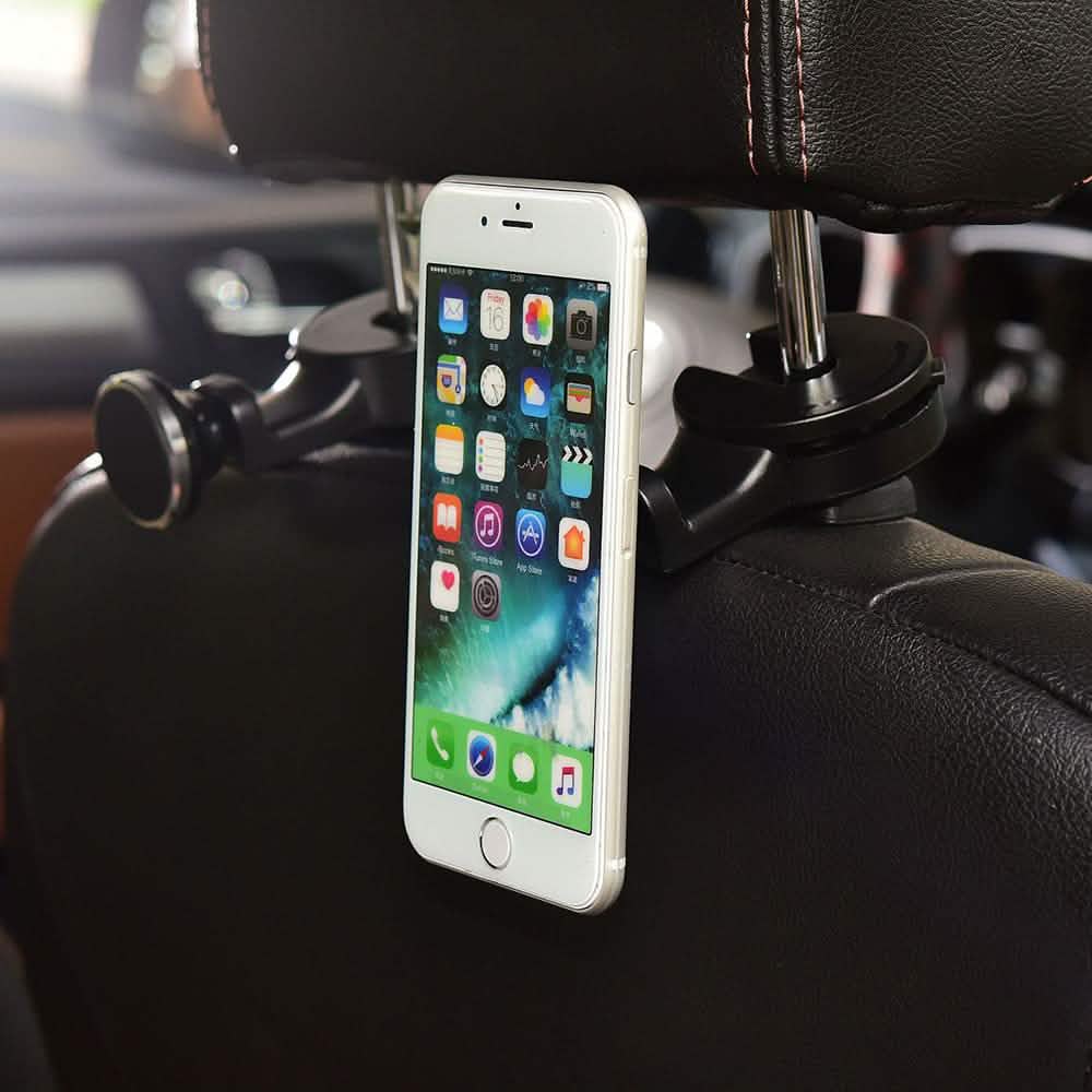 Soporte Magnético para Teléfono para el Reposacabezas del Asiento Trasero