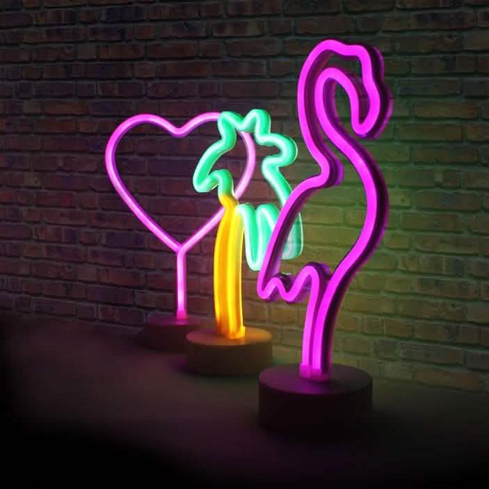 Hearth And Haven Letreros de neón decorativos de luz fluorescente para decoración del hogar