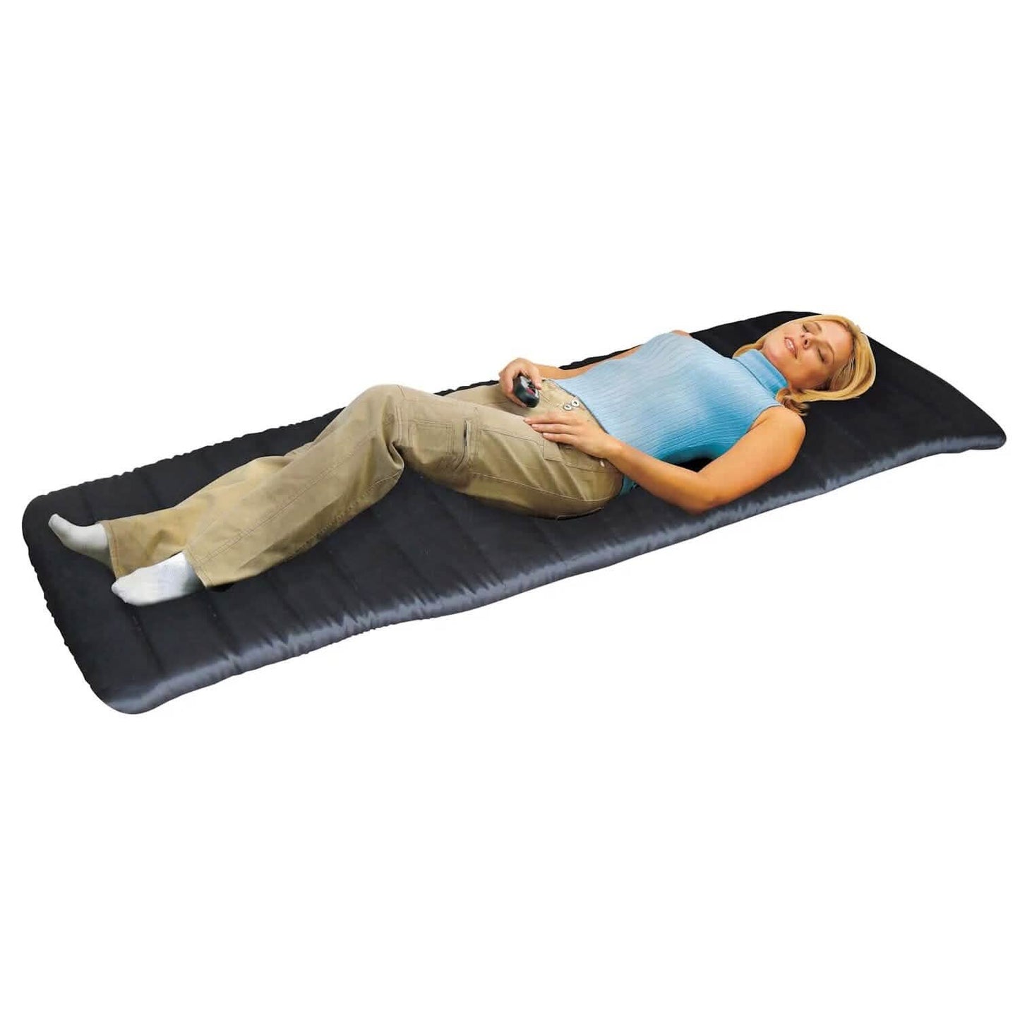 Colchoneta de masaje corporal completo con calefacción y control remoto