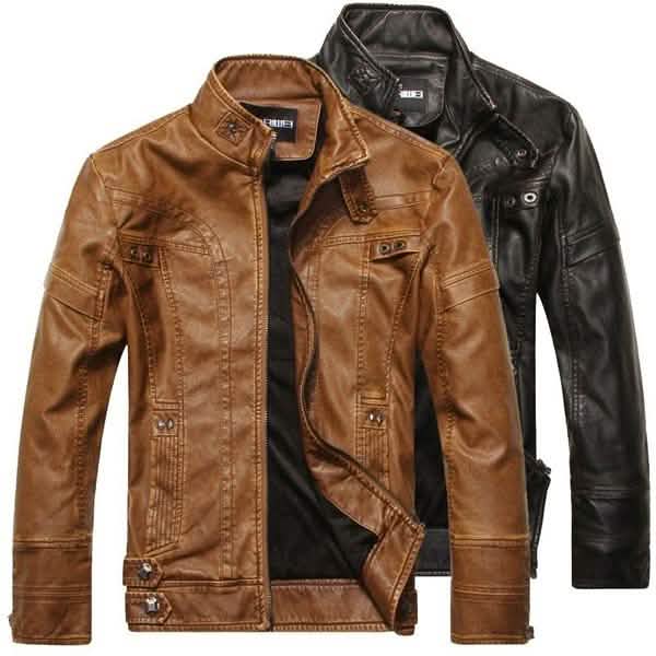 Chaqueta de cuero de moda de alta calidad