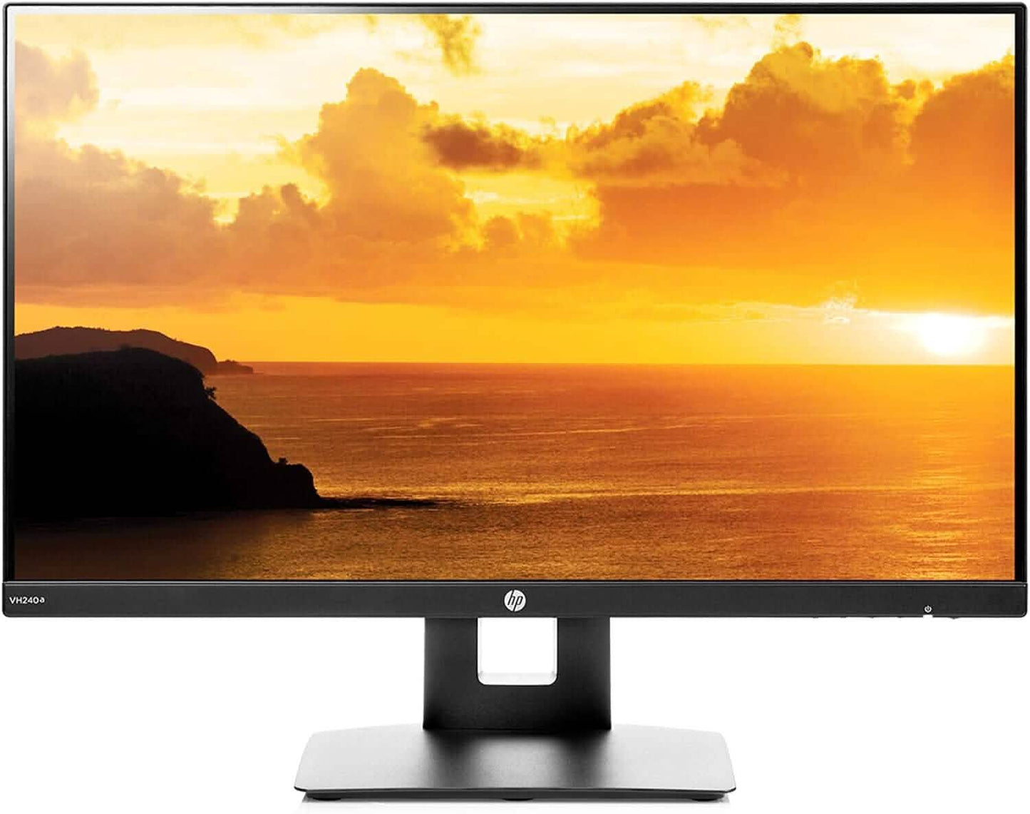 Monitor LED FHD IPS HP de 23,8” VH240a con HDMI, VGA y altavoces (restaurado)