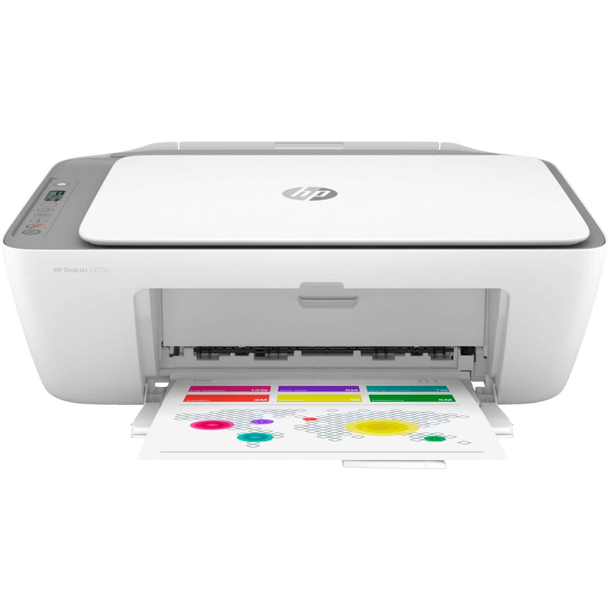 Impresora de inyección de tinta todo en uno HP DeskJet 2755e: imprime desde el móvil, copia y escanea a color (reacondicionada)
