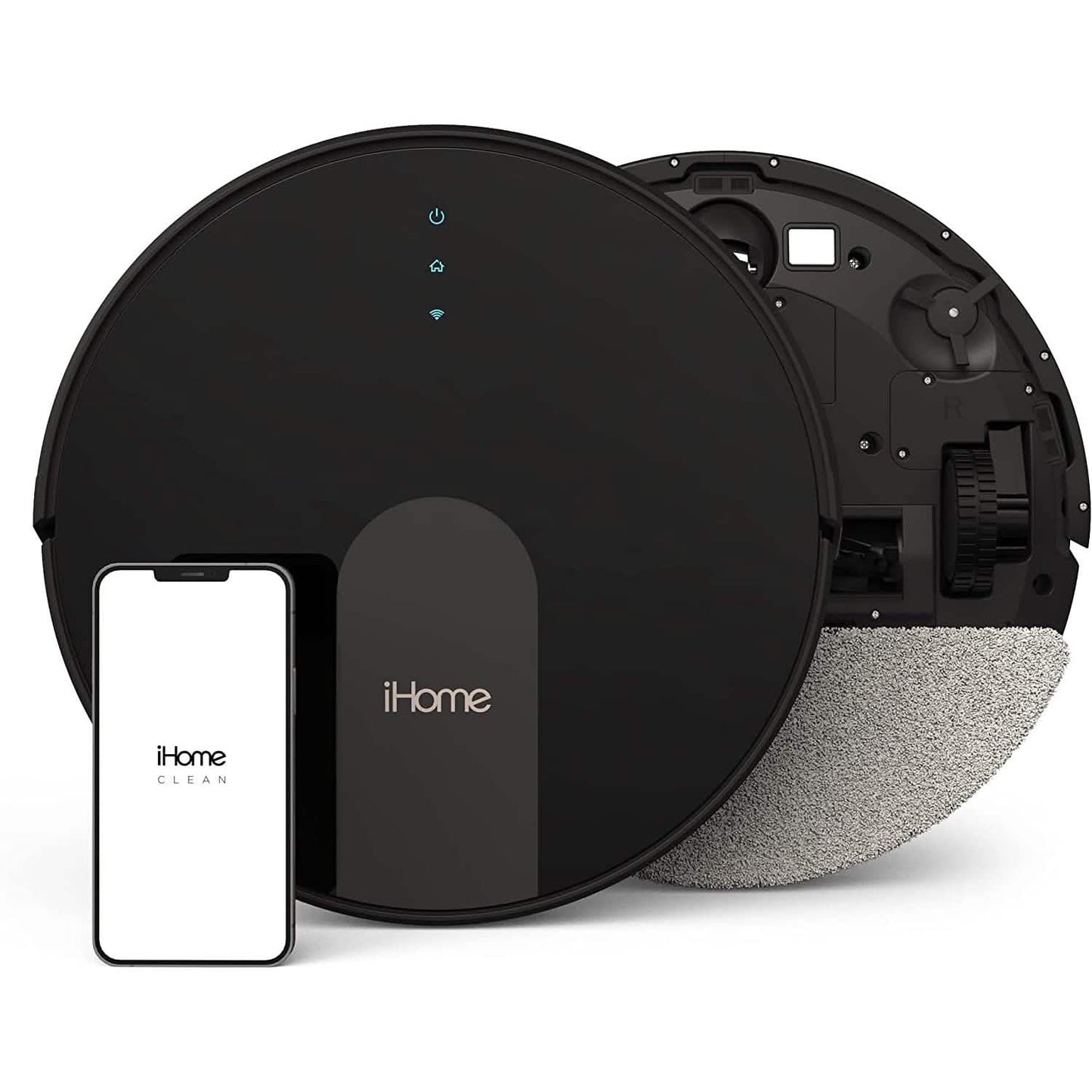 Robot aspirador y trapeador 2 en 1 iHome AutoVac Eclipse G (restaurado)