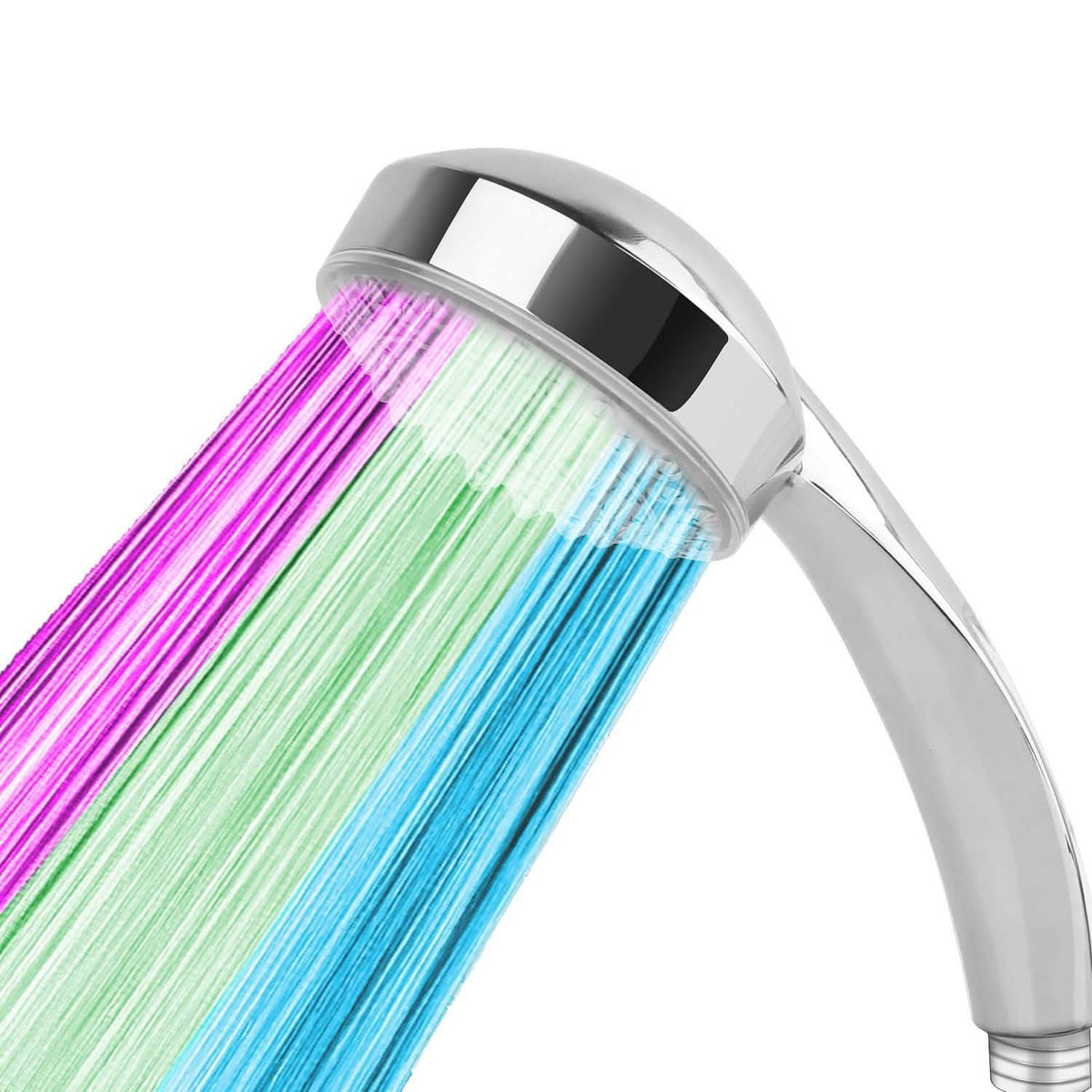 Cabezal de ducha LED iMounTEK que cambia de color con energía hidráulica