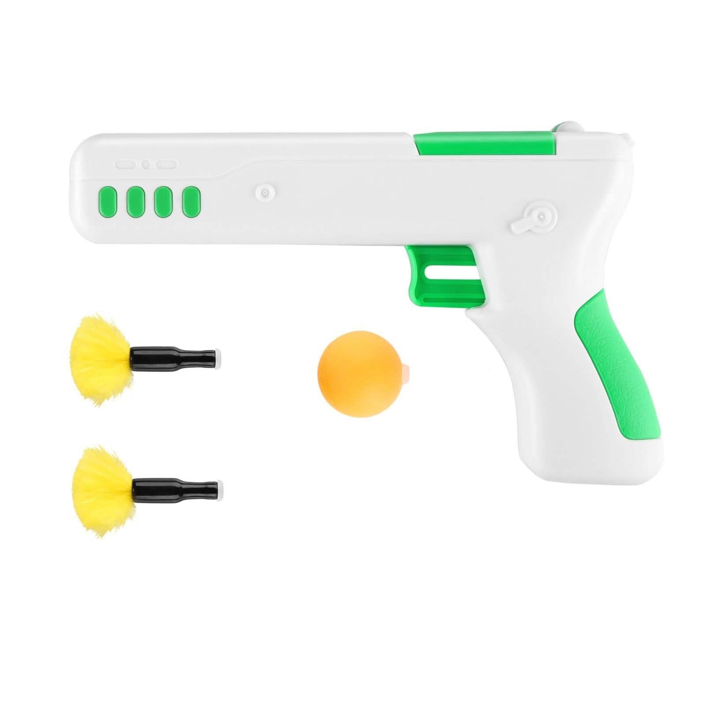 Pistola de juguete interactiva para gatos con pelota y pluma