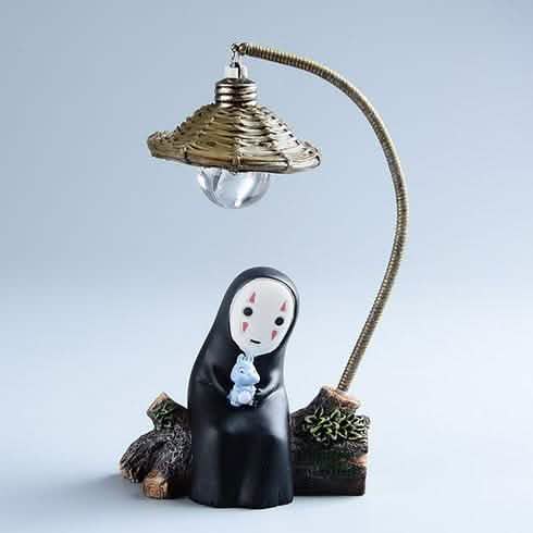 Figura LED de luz nocturna de Kaonashi (Sin Cara) japonés