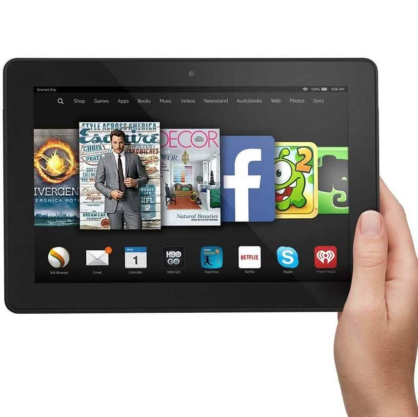 Tablet Amazon Kindle Fire HDX de 8,9 pulgadas y 3.ª generación (reacondicionado)
