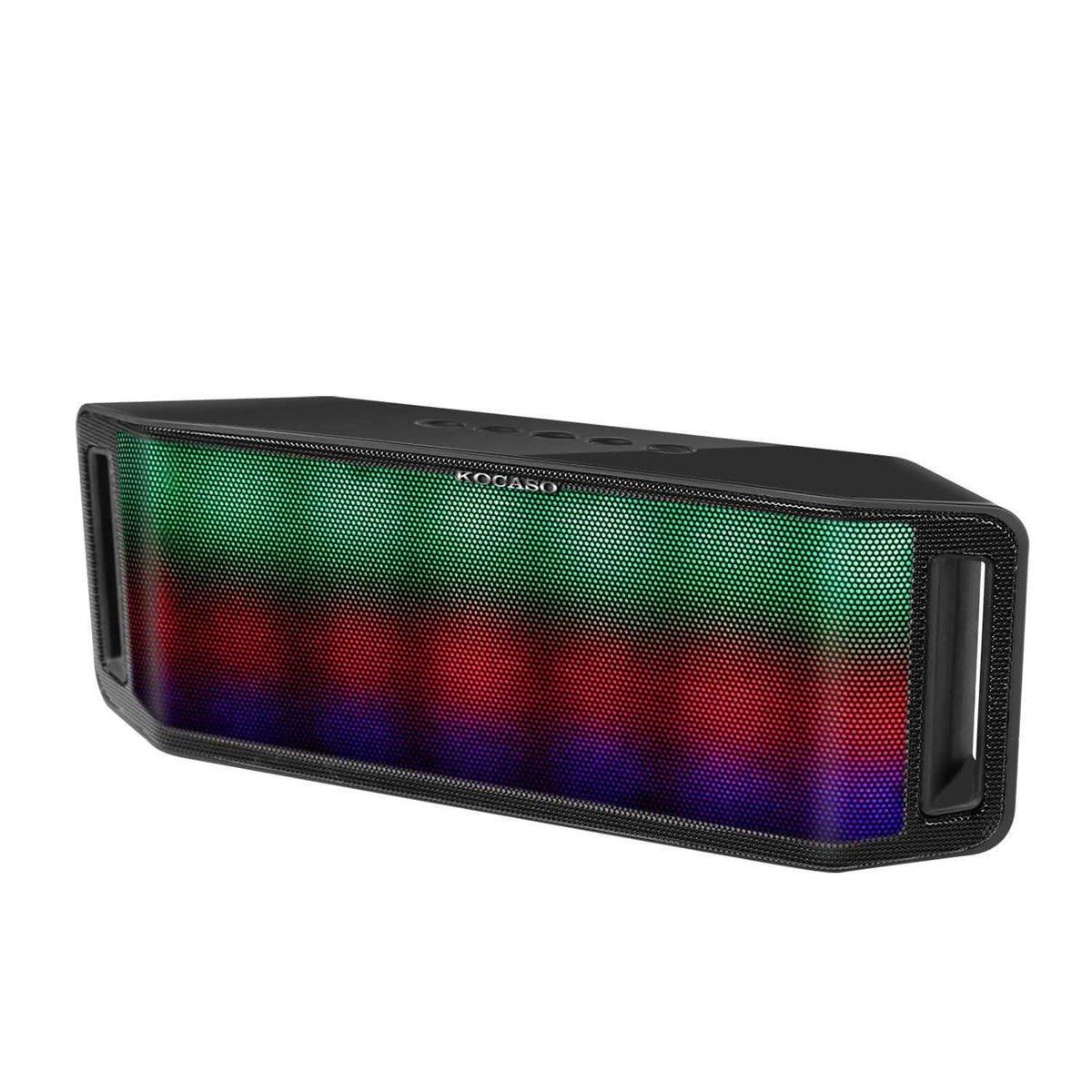 KOCASO Altavoz inalámbrico LED multicolor dinámico manos libres