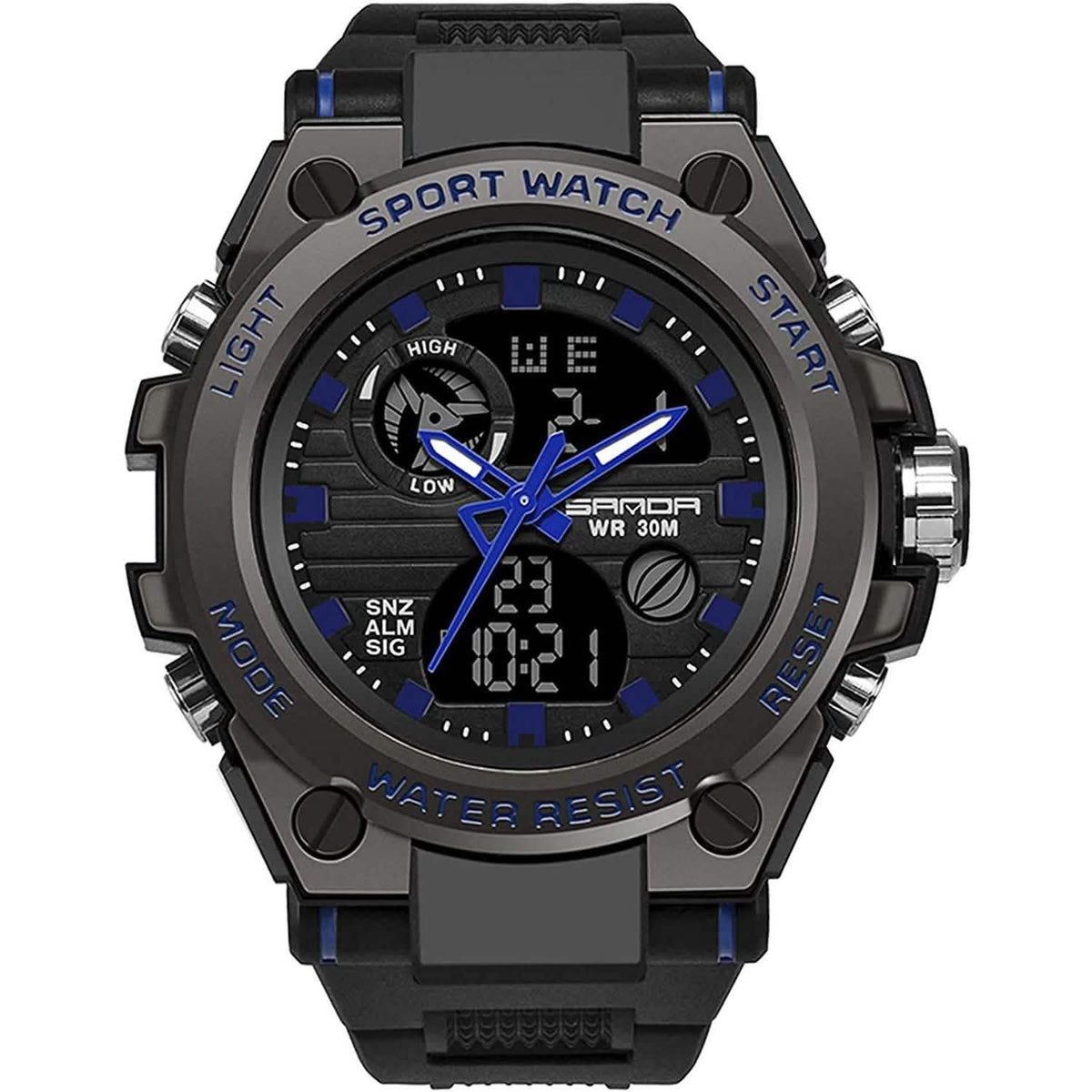 Reloj deportivo clásico militar digital LED