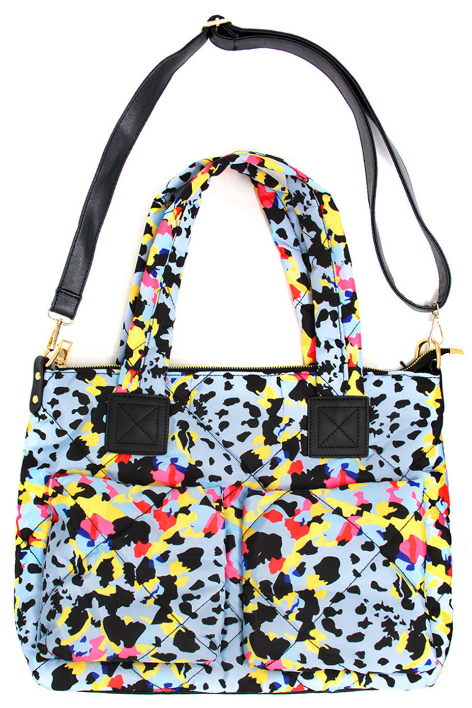 Leopard Puffer Hand Bag
