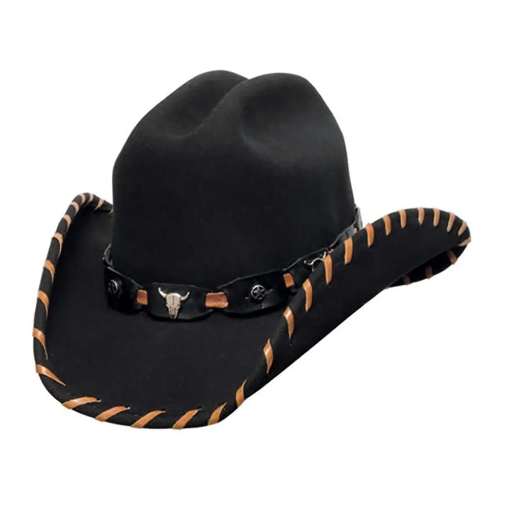 Bullhide Little Maverick - Sombrero infantil de fieltro de lana moldeable