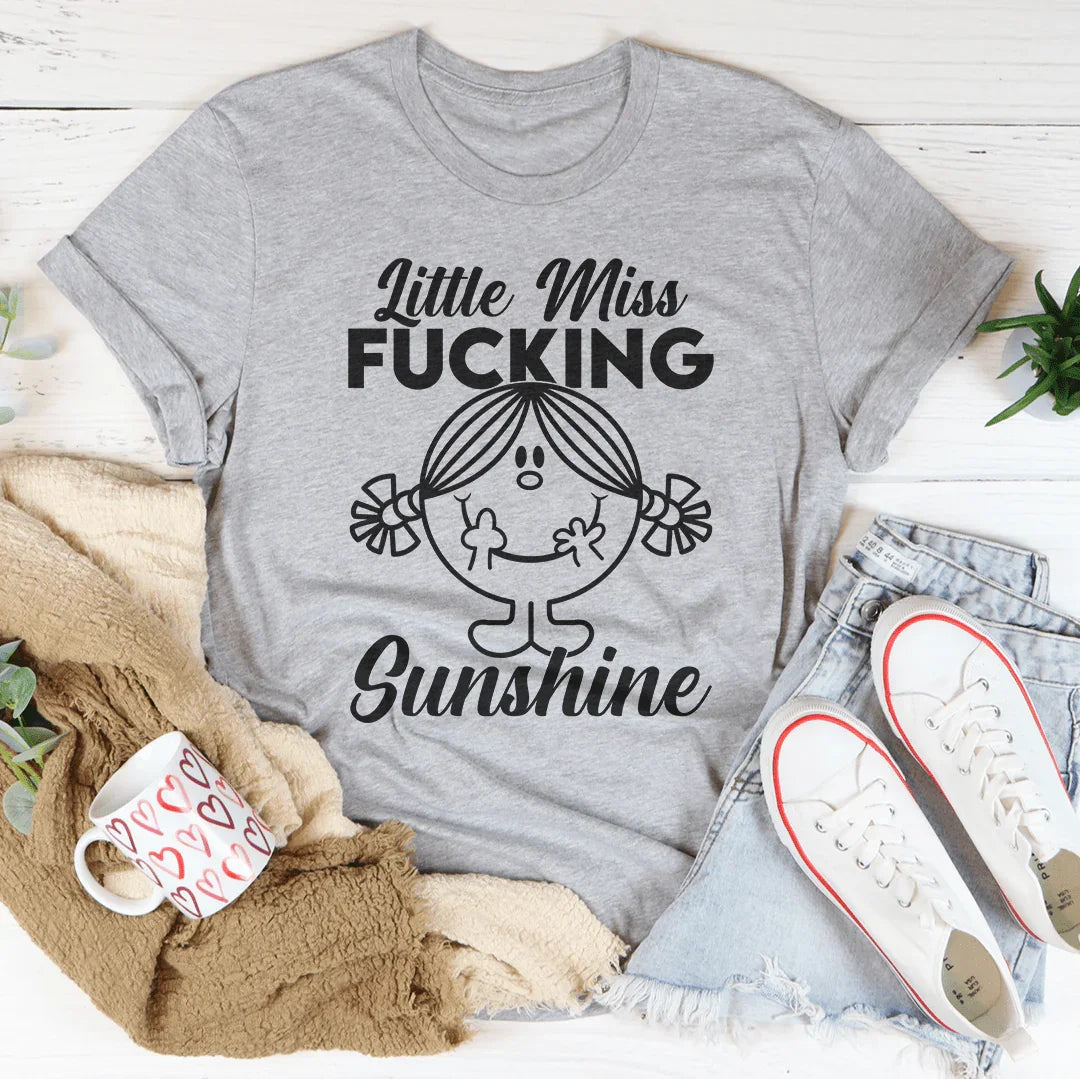 Sassy Attitude Short-Sleeve Tee – "Little Miss F* Sunshine"