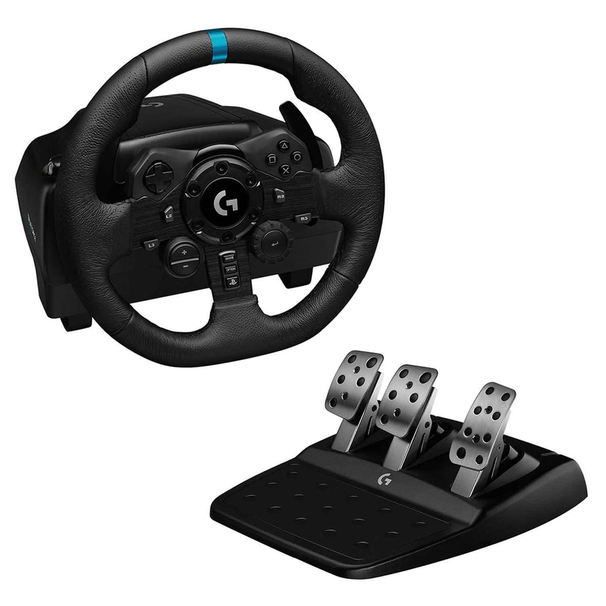 Volante y pedales de carreras Logitech G923 (reacondicionados)