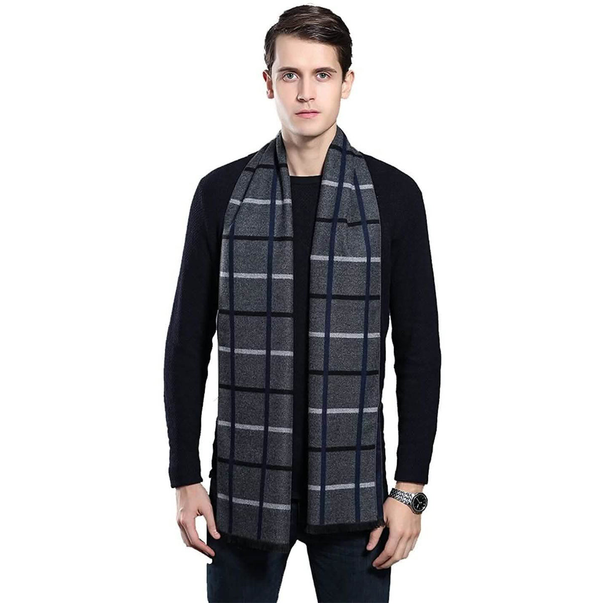 Bufanda de Cachemira de Invierno para Hombre