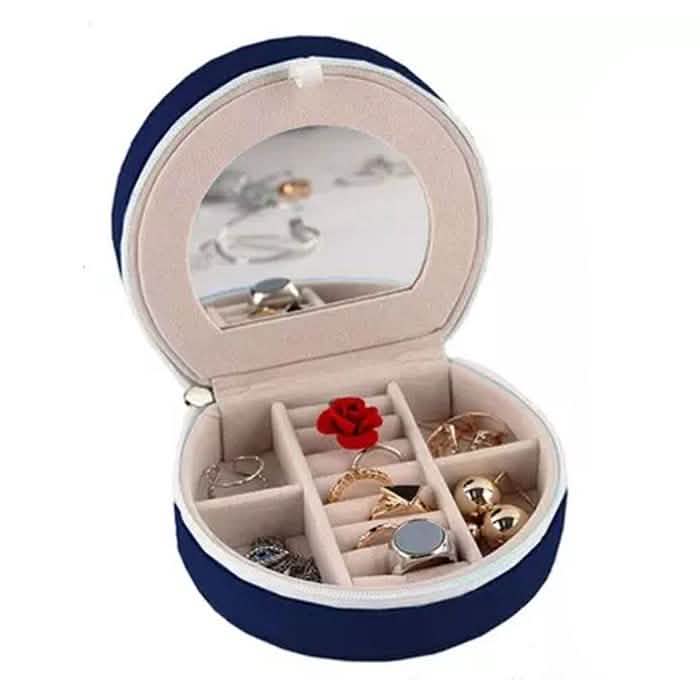 Mini joyero de viaje portátil y organizador de joyas
