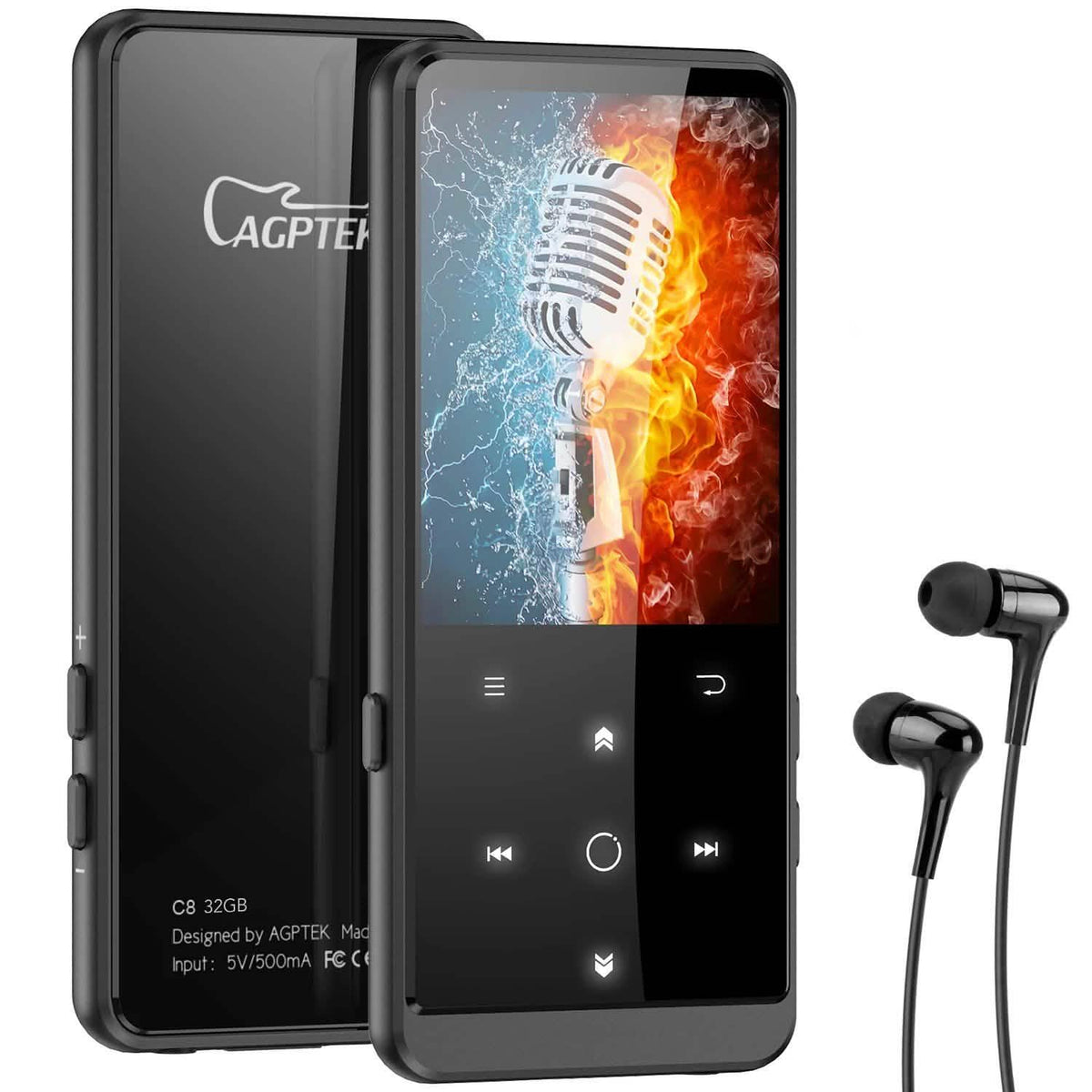 Reproductor MP3 con pantalla a color de 2,4 pulgadas