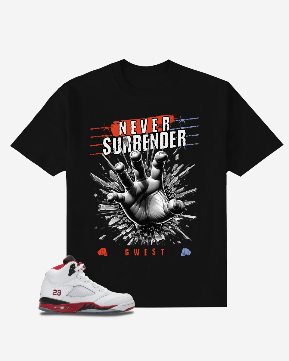 G West Never Surrender Oversized T-Shirt Mens